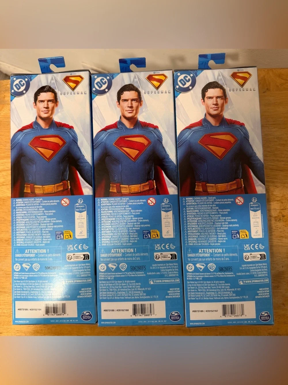 Bundle of 3 - 12” Superman Action Figures